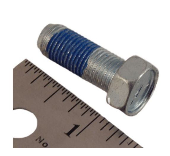 Alliance Screw 3/8-24x1 Hex LH Thd, 685831