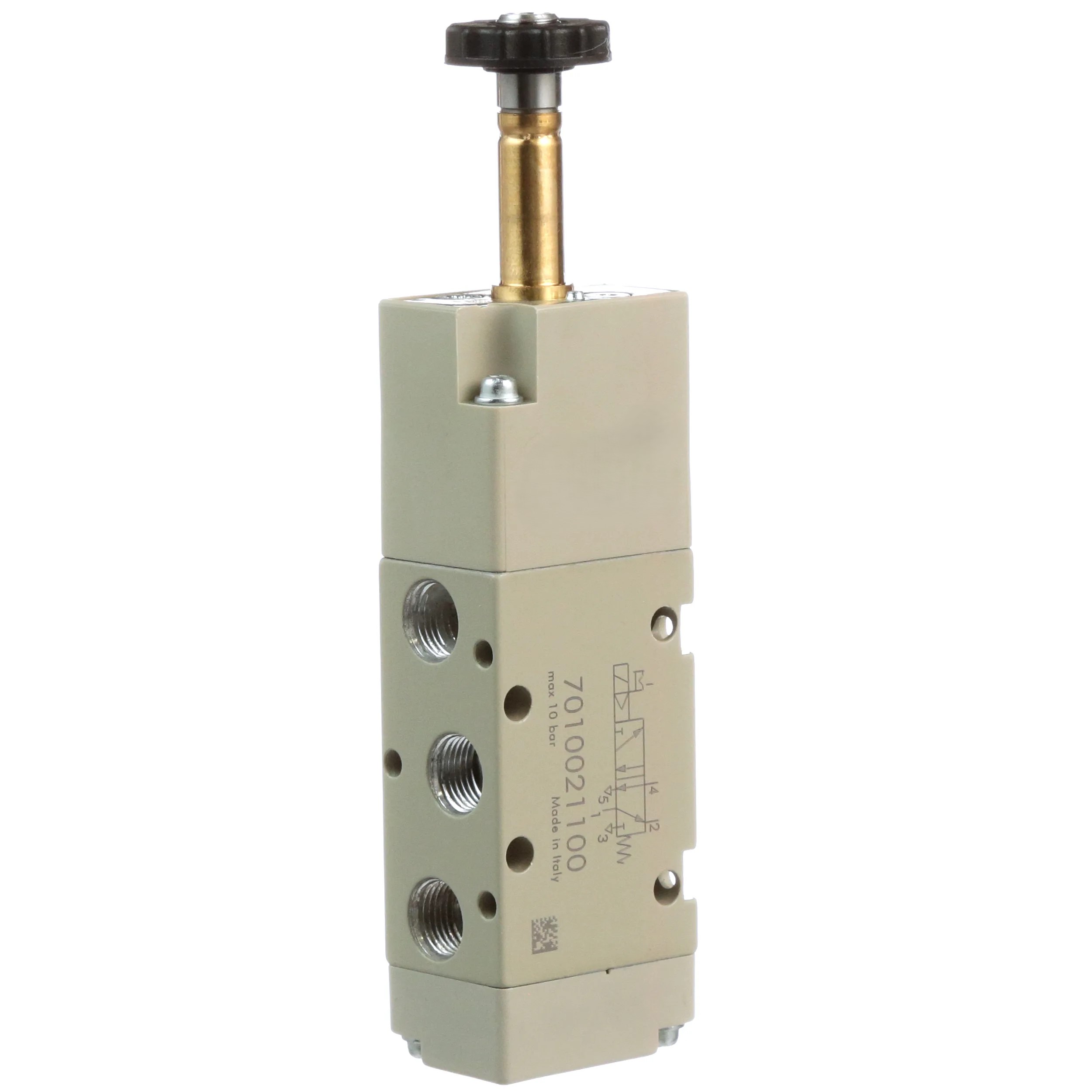 Pneumatic Solenoid Valve, 5/2 Monostable