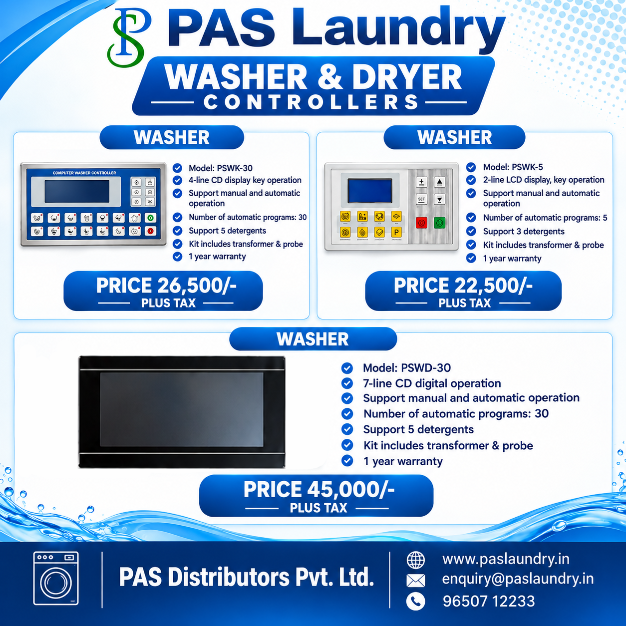 Controllers For Washer