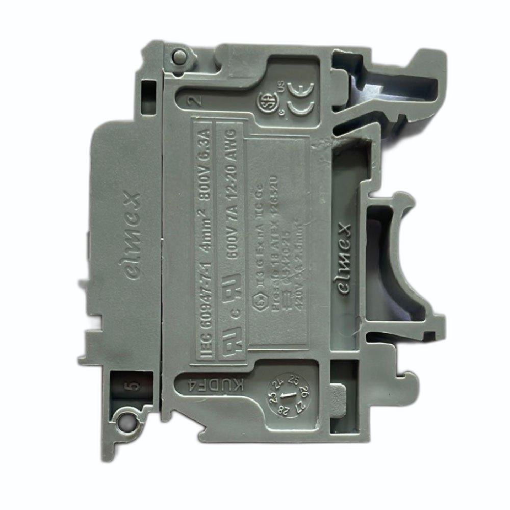 Elmex Terminal Block, Panel Mounting, 60947-7-1
